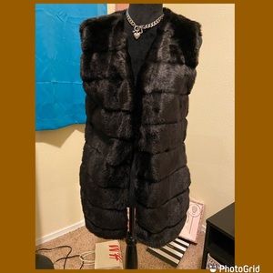 Faux fur jacket/vest